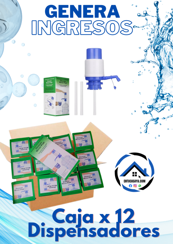 Caja 12 dispensadores de agua