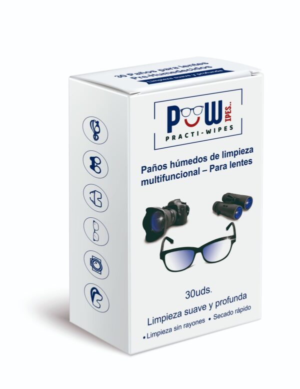 Practi-Wipes Paños Humedos Para Lentes Caja 30 - Image 3