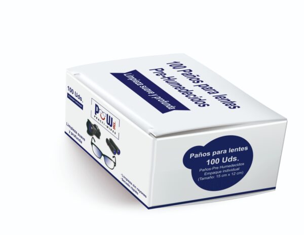 Practi-Wipes Paños Humedos Para Lentes Caja 100 - Image 2