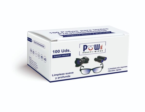 Practi-Wipes Paños Humedos Para Lentes Caja 100